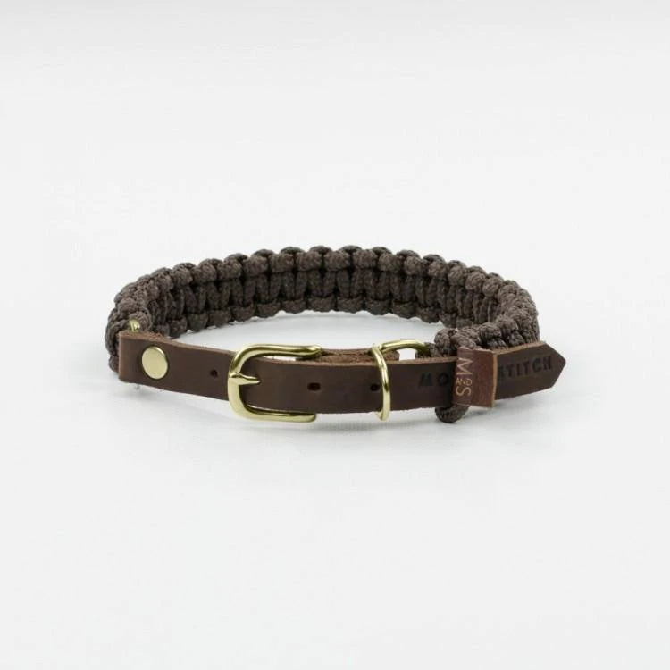 Hundehalsband Touch of leather - Redwine