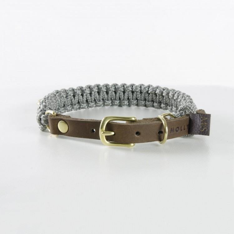 Hundehalsband Touch of leather - Choco