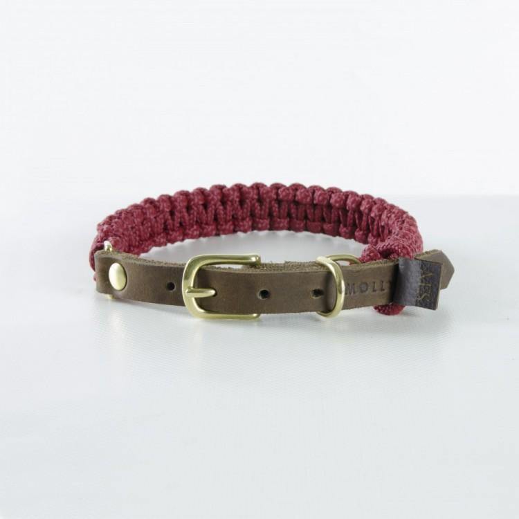 Hundehalsband Touch of leather - Choco